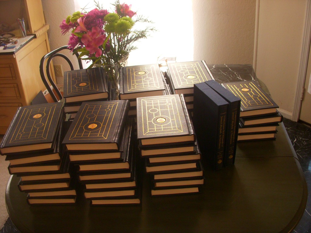 Copies of the limited edition Blaylock & Powers Bibliography.