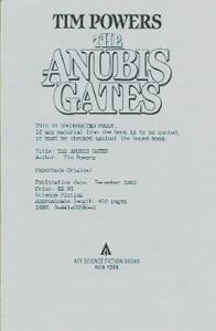 The Anubis Gates, Advanced Reading Copy ARC